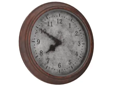 Antique Wall Clock  3D model