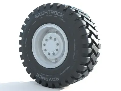 Truck Wheel 02 3D model