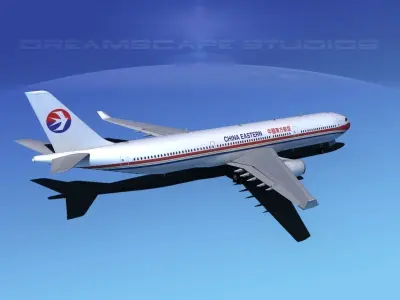 Airbus A330-300 China Eastern 3D model