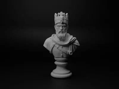 Ottoman Soldier Bust Chess 3D print model purchase