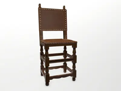 Chair 02 Low-poly 3D model