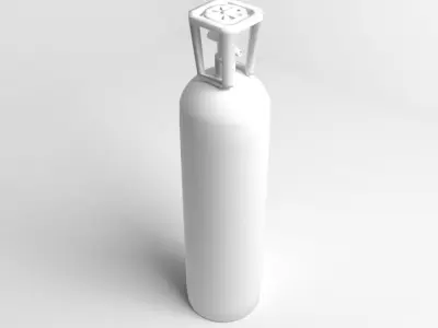 Gas Tank Cylinder 20 Pound 3D model
