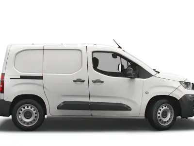 Peugeot Partner Van SWB 2021 3D model