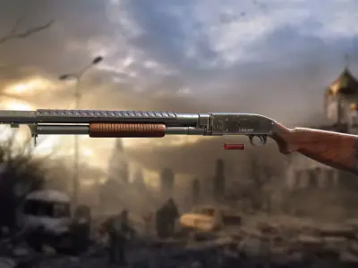 Shotgun 3D Model 3D model purchase