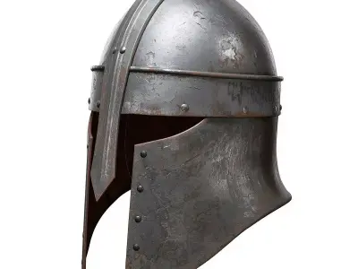Viking Helmet 3D Model V03 Low-poly 3D model