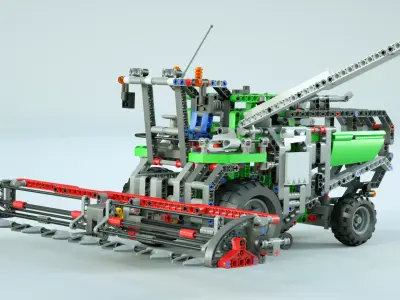 LEGO Combine Harvester 3D model