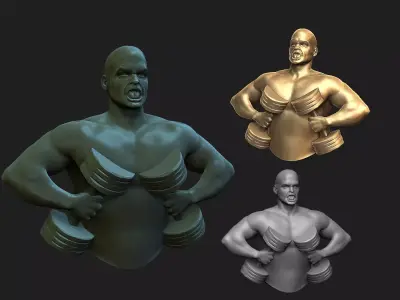 bodybuilder2 3D print model