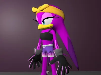 wave riders 3D model
