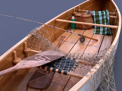 fishing boat 3D model