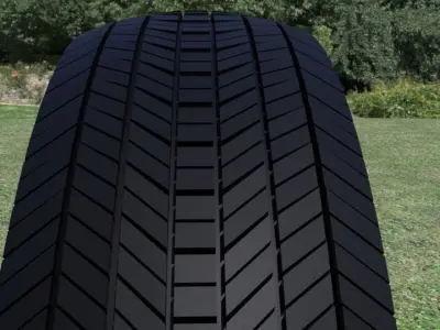 ORTAS TIRE NO 3 Low-poly 3D model
