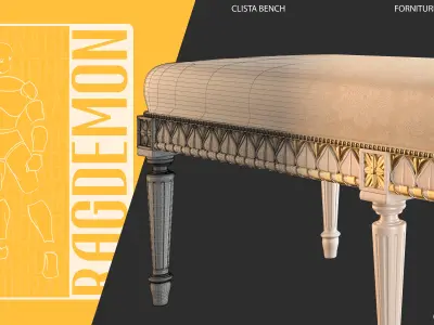 CLISTAL BENCH 3D model