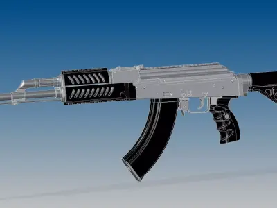 Upgrade parts 3D model