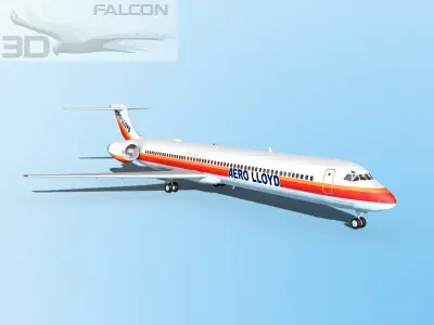 Falcon3D MD-80 Aero Lloyd 3D model