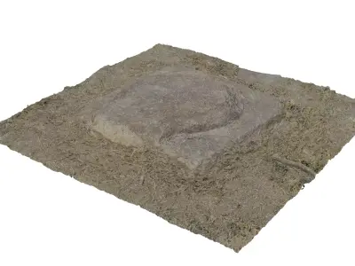 Korean Traditional Cornerstone 3D model
