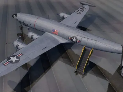 Lockheed EC-121 Warning Star 3D model