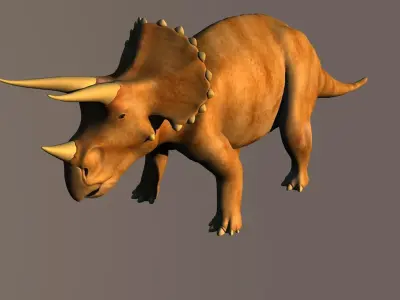 Triceratops dinosaur 3D model order