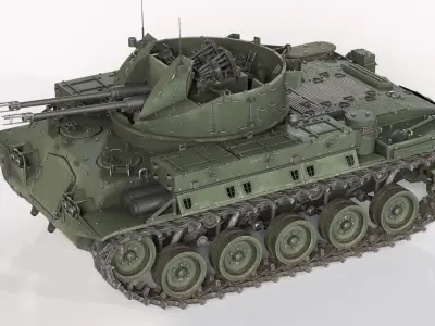 5 Military Vehicles Collection v3 Low-poly 3D model