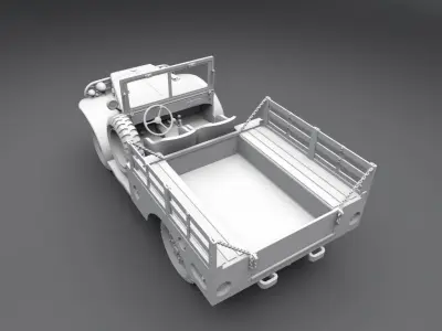 Wc51 1942 Scale model 3D print model