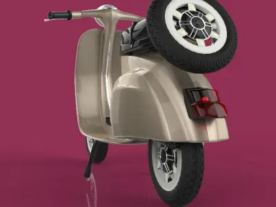Scooter vespa 3D model