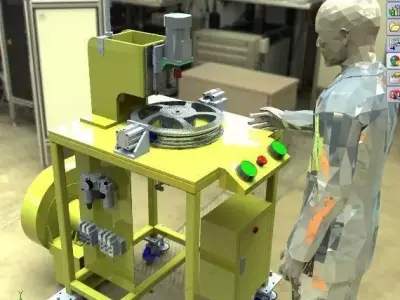 Buffing Machine Free 3D model
