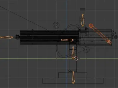 Machine Gun Current  3D model