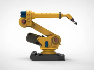 Industrial robot arm 1 3D model
