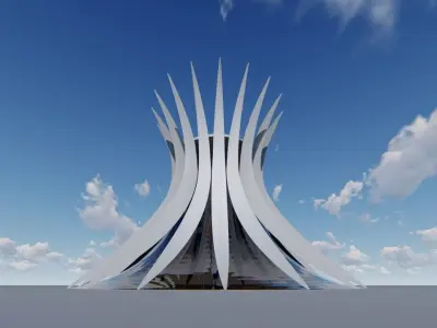 Cathedral Of Brasilia Free 3D model