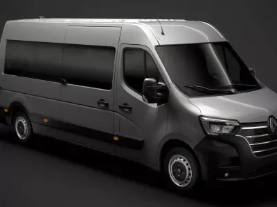 Renault Master L3H2 Minibus 2020 3D model