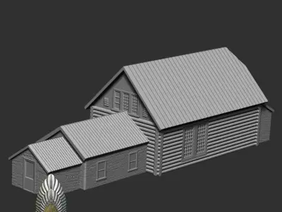 N Scale Train Canadian Pacific House 3d digital download 3D print model