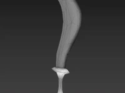sword Low-poly 3D model 39