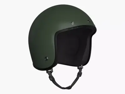 Helmet motorcycle in camouflage 3D model