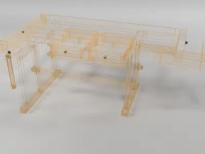 carpentry table 3D model