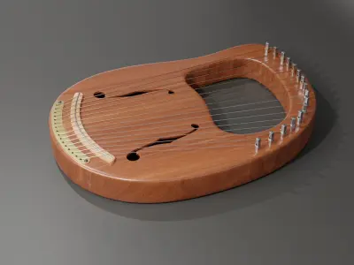 Harp 3D model