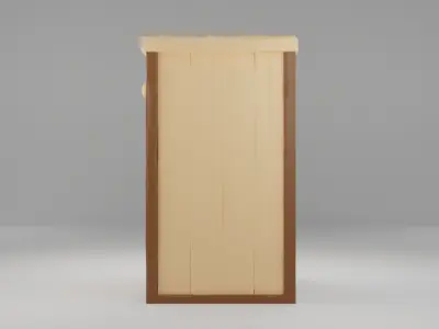 Wooden Closet 3D print model