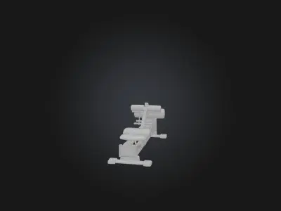 Abdominal Machine Low-poly 3D model