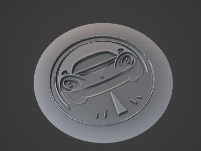 Car Pendant Medallion 3D print model