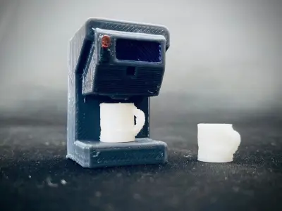Custom Sci Fi Coffee Machine 3D print model