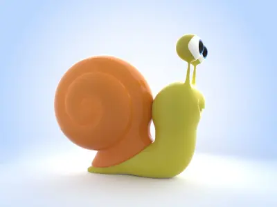 Snail 3D model purchase