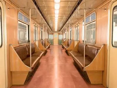 Metro Low-poly 3D model