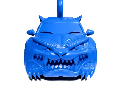 Tiger toy car 3D print model