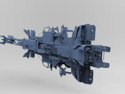Star Wars inspired Speed Ship 3D model
