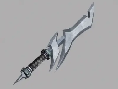 Sword Low-poly 3D model 52