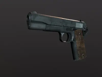 Colt 1911 REWORK Low-poly 3D model