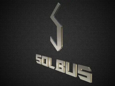 solbus logo 3D model