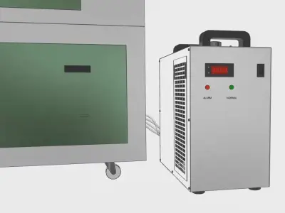 CNCLaserRTJ1390M cnc laser engraving machine 3D model