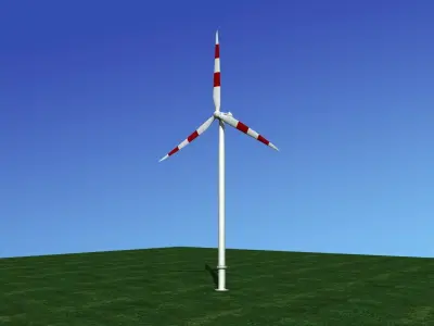 Nordex Wind Turbine 3D model