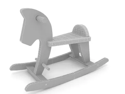 rocking horse03 3D model