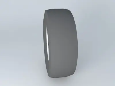 My first off road wheel and tire Free 3D model