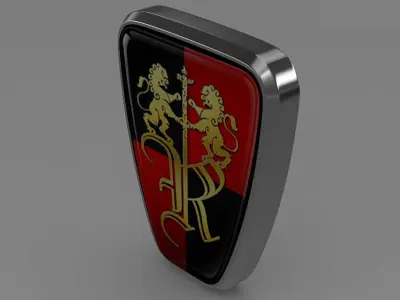 roewe logo 3D model by Sergey