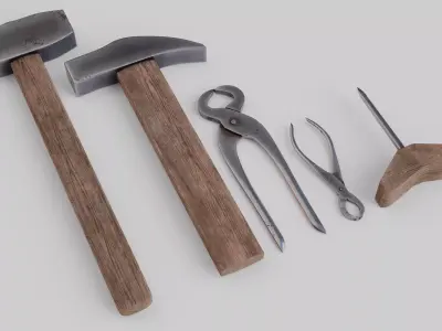Tools package 02 Low-poly 3D model